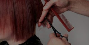 hair cutting of a girl